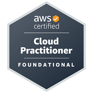 AWS Certified Cloud Practitioner バッジ