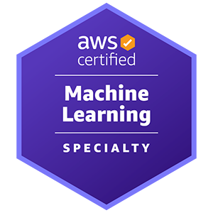 AWS Certified Machine Learning - Specialty バッジ