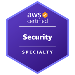 AWS Certified Security - Specialty badge