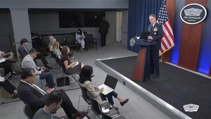 Pentagon Press Secretary Holds Briefing