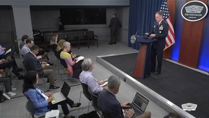 Pentagon Press Secretary Holds Briefing