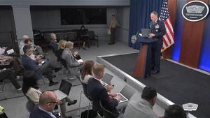 Pentagon Press Secretary Holds Briefing