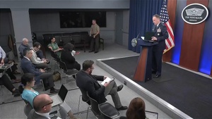 Pentagon Press Secretary Holds Briefing