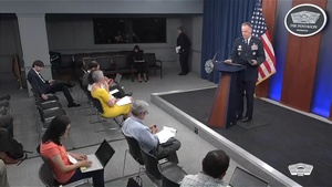 Pentagon Press Secretary Holds Briefing