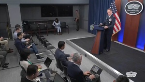 Pentagon Press Secretary Holds Briefing