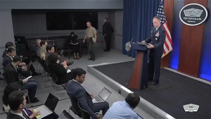 Pentagon Press Secretary Holds Briefing