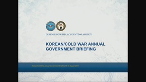 Korean and Cold War Annual Government Brief 2024 Day One, Part 1