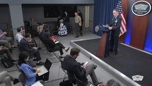 Pentagon Press Secretary Holds Briefing