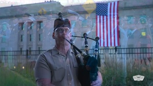 Flag Unfurled at Pentagon