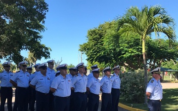 Coast Guard Air Station Borinquen, CBP Border Patrol agents join Ramey School students in tribute to 9/11 victims