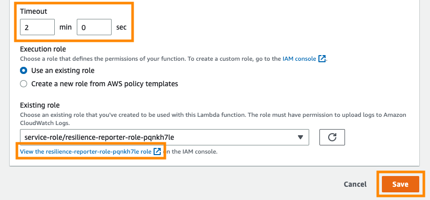 Function timeout set to 2 min on the configuration tab