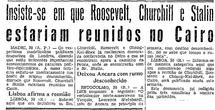 30 de Novembro de 1943, Geral, página 1