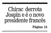 08 de Maio de 1995, Primeira Página, página 1