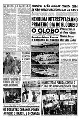 25 de Outubro de 1962, Geral, página 1