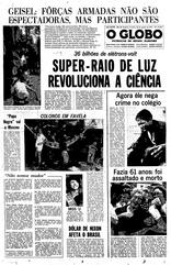 26 de Agosto de 1971, Geral, página 1