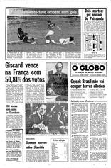 20 de Maio de 1974, Primeira Página, página 1