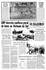 02 de Maio de 1975, Primeira Página, página 1