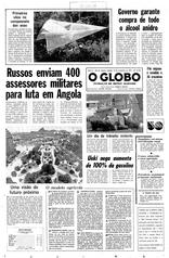 15 de Novembro de 1975, Primeira Página, página 1