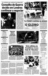 25 de Abril de 1982, Primeira Página, página 1