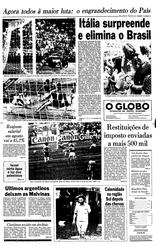 06 de Julho de 1982, Primeira Página, página 1