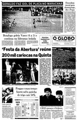 08 de Novembro de 1982, Primeira Página, página 1