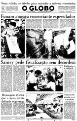 02 de Março de 1986, Primeira Página, página 1