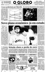 02 de Outubro de 1988, Primeira Página, página 1