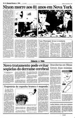 23 de Abril de 1994, Primeiro Caderno, página 18