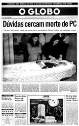 24 de Junho de 1996, Primeira Página, página 1