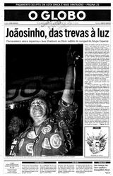 13 de Fevereiro de 1997, Primeira Página, página 1