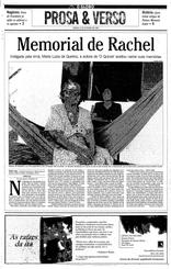 03 de Outubro de 1998, Prosa e Verso, página 1