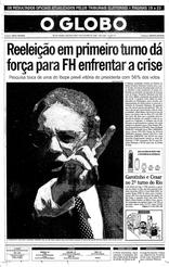 05 de Outubro de 1998, Primeira Página, página 1