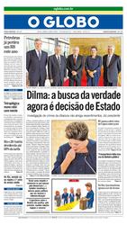 17 de Maio de 2012, Primeira Pagina, página 1