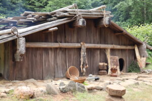 A Yurok house at Sue Meg State Park