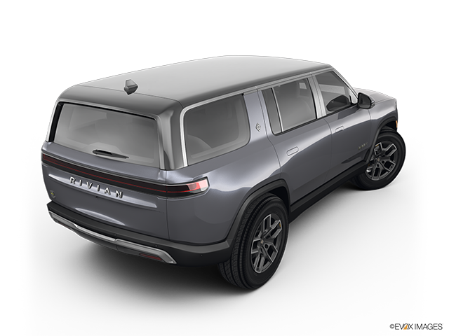 2025 Rivian R1S | Rear 3/4 angle view