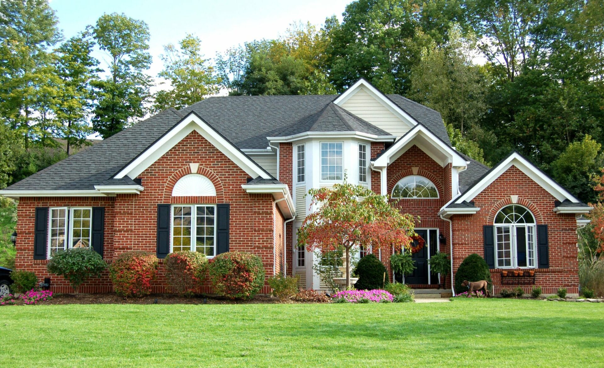 Beautiful home in an American neighborhood