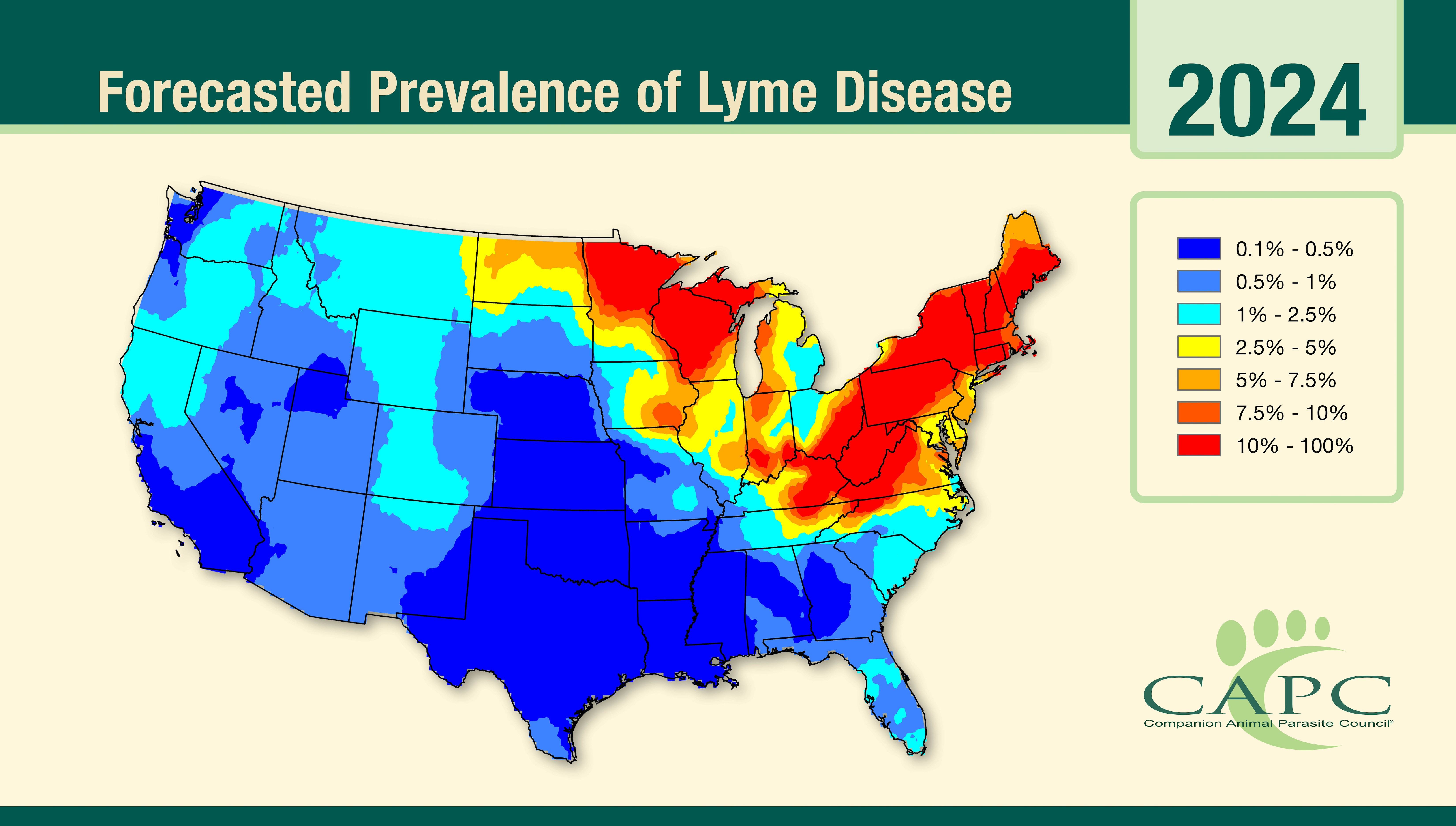 2024 Risk of Exposure to Vector-Borne Pathogens