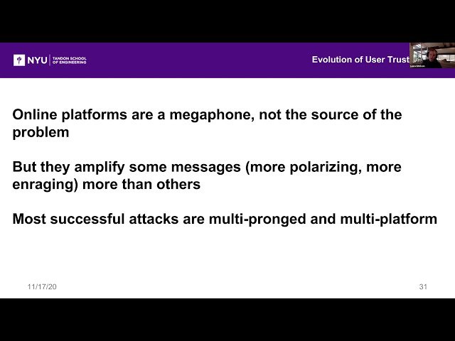 Stanford Seminar - Online Political Ad Transparency