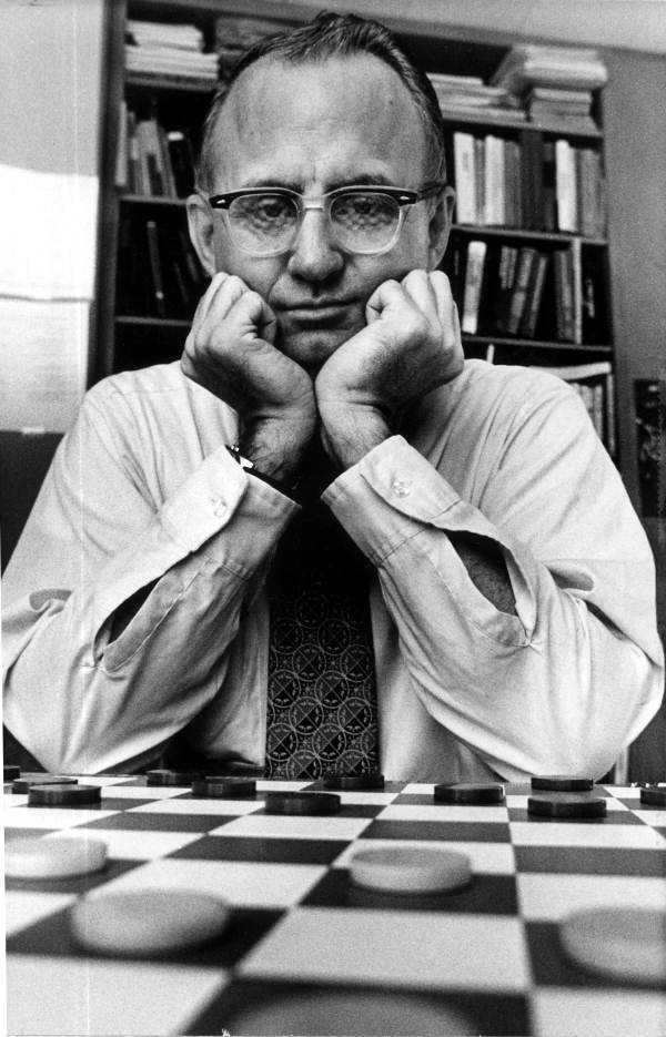 Checkers Champion Marion Tinsley in 1988 Photo: State Archives of Florida/Foley