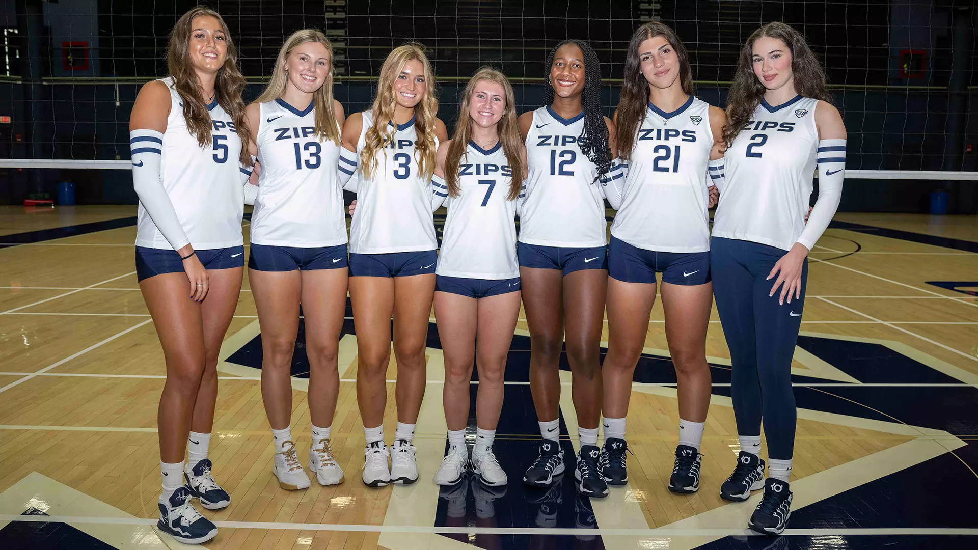 Image related to Akron Volleyball Welcomes Seven Newcomers to the 2024 Roster