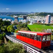 Cable car in Wellington, New Zealand