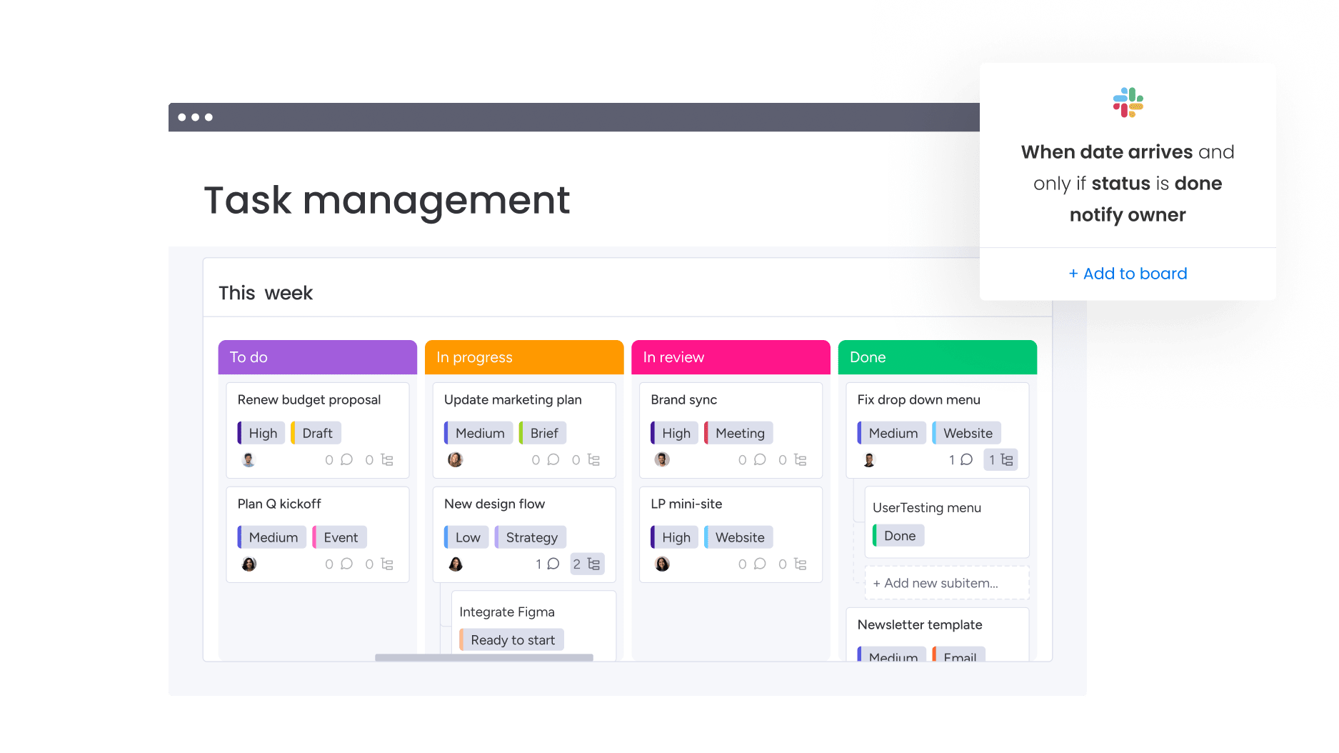 Task management