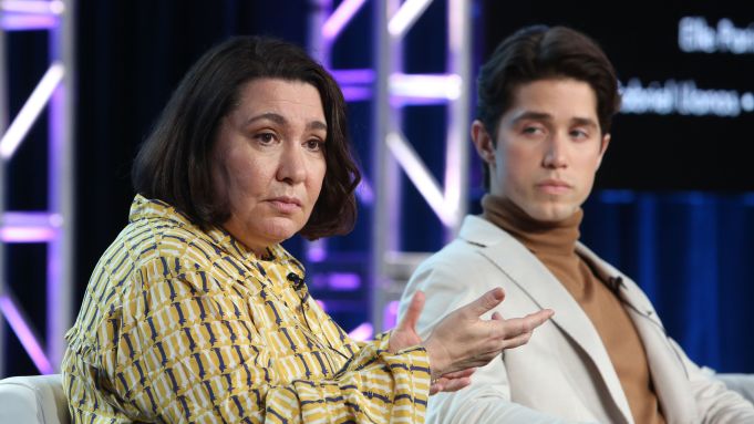 Mandatory Credit: Photo by David Buchan/Variety/Shutterstock (10529303h) Amy Lippman 'Party of Five' TV show, Freeform, TCA Winter Press Tour, Panels, Los Angeles, USA - 17 Jan 2020