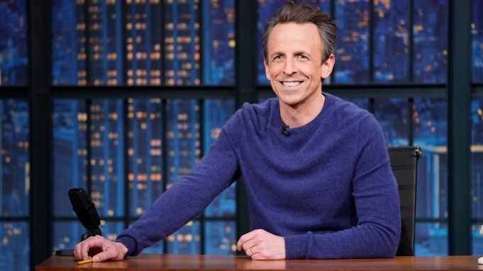 Late Night with Seth Meyers host Seth Meyers