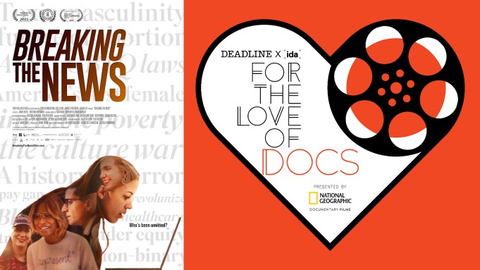 'Breaking the News' poster and For the Love of Docs graphic