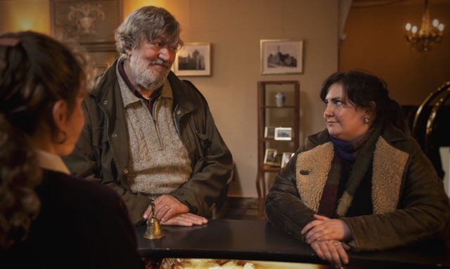 Stephen Fry and Lena Dunham in 'Treasure'