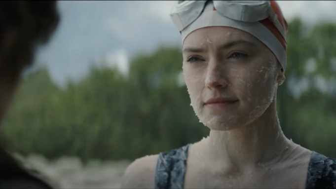 Daisy Ridley in 'Young Woman and the Sea'