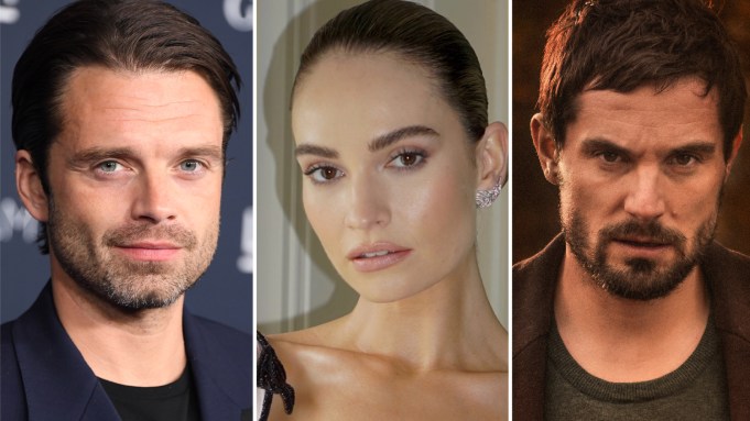 Sebastian Stan, Lily James, Christian Tafdrup