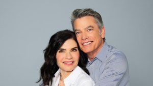 Julianna Margulies and Peter Gallagher Left on Tenth Broadway