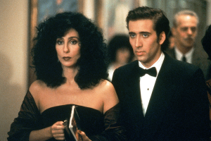 Cher and Nicolas Cage in 'Moonstruck'